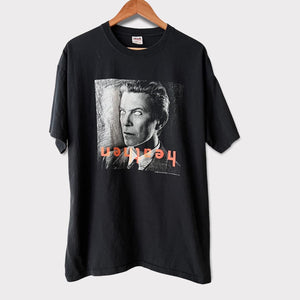 2002 David Bowie "Heathen" Vintage Tour Band Tee Shirt