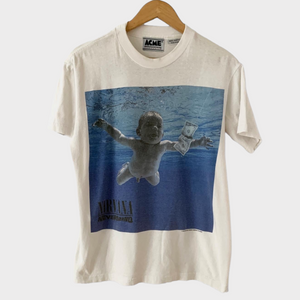 1991 Nirvana "Nevermind" Australia Vintage Promo Tee Shirt