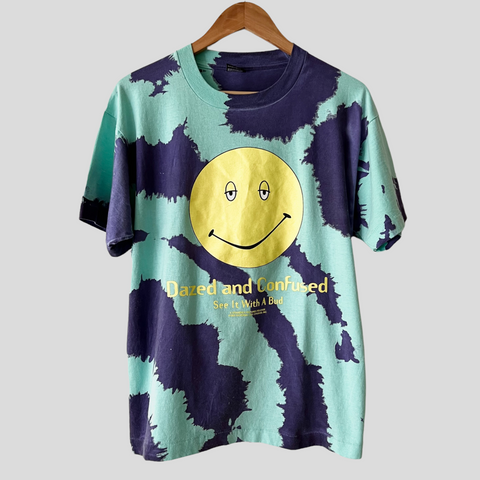 1993 Dazed And Confused Vintage Movie Soundtrack Tie Dye Tee Shirt